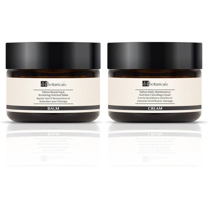 Dr Botanicals Tattoo Verzachtende & Hydraterende Duo Kit 2 x 50ml