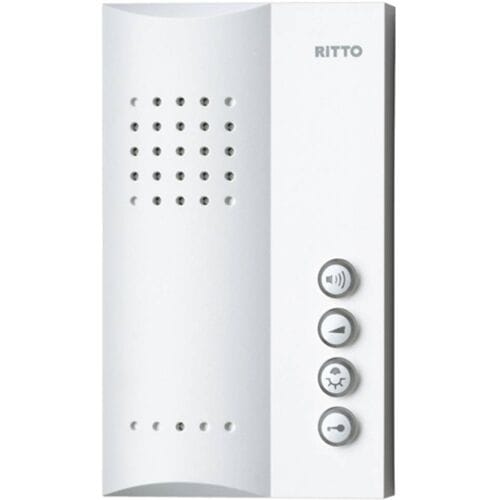 Ritto by Schneider Binnenunit voor Binnenunit (audio) voor deurintercom Kabelgebonden Wit