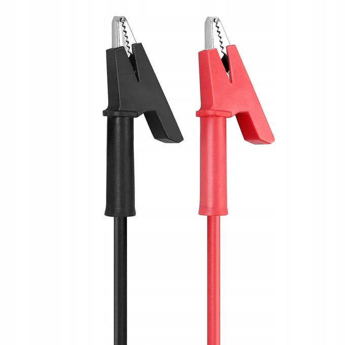 Rosfix Meetkabel met Krokodilklem - Silikonengeïsoleerd 4 mm Ø 1 m - 1000V 15A
