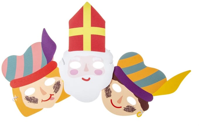Duckiez Sinterklaas Masker In Foam - 1 stuk