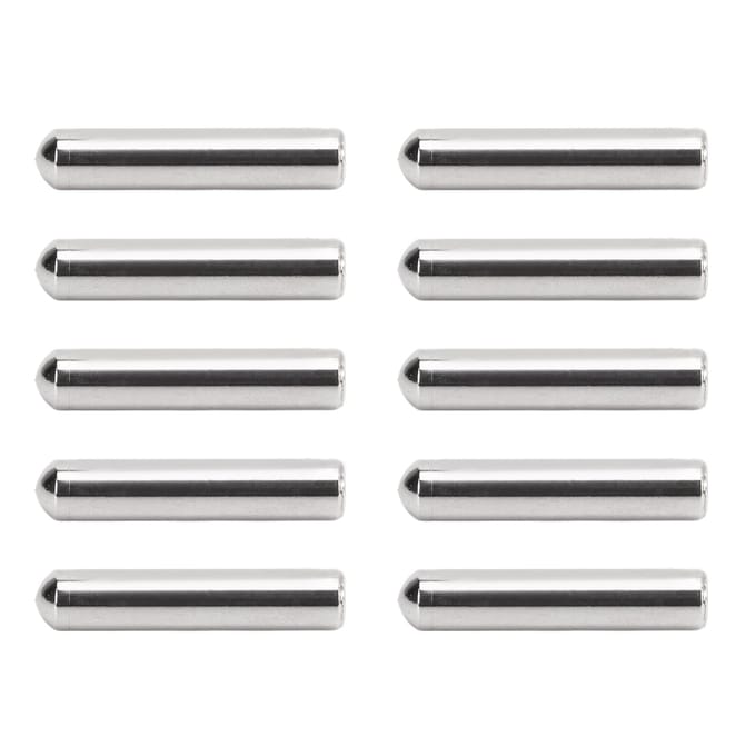 100 stuks Pen RVS Plankensteunpen voor Machinebouw Meubelmontage
