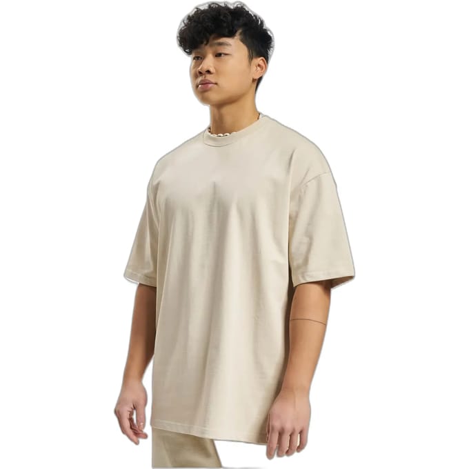 DEF - Heart Heren T-shirt - S - Geel