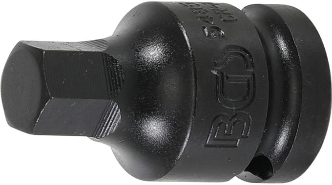 BGS Power bit inbus vierkantaandrijving 12,5 mm (1/2") inbus...