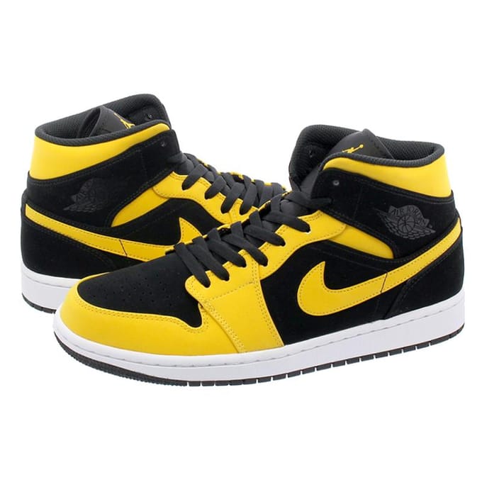 Jordan 1 Mid Reverse New Love Jordan 554724-071 43 yellow