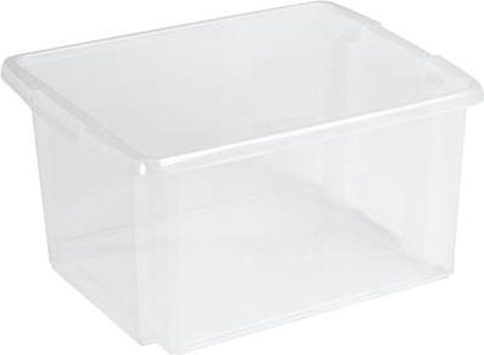 Sunware - Nesta opbergbox 32L transparant - 45,5 x 36 x 24 cm - 3 stuks -