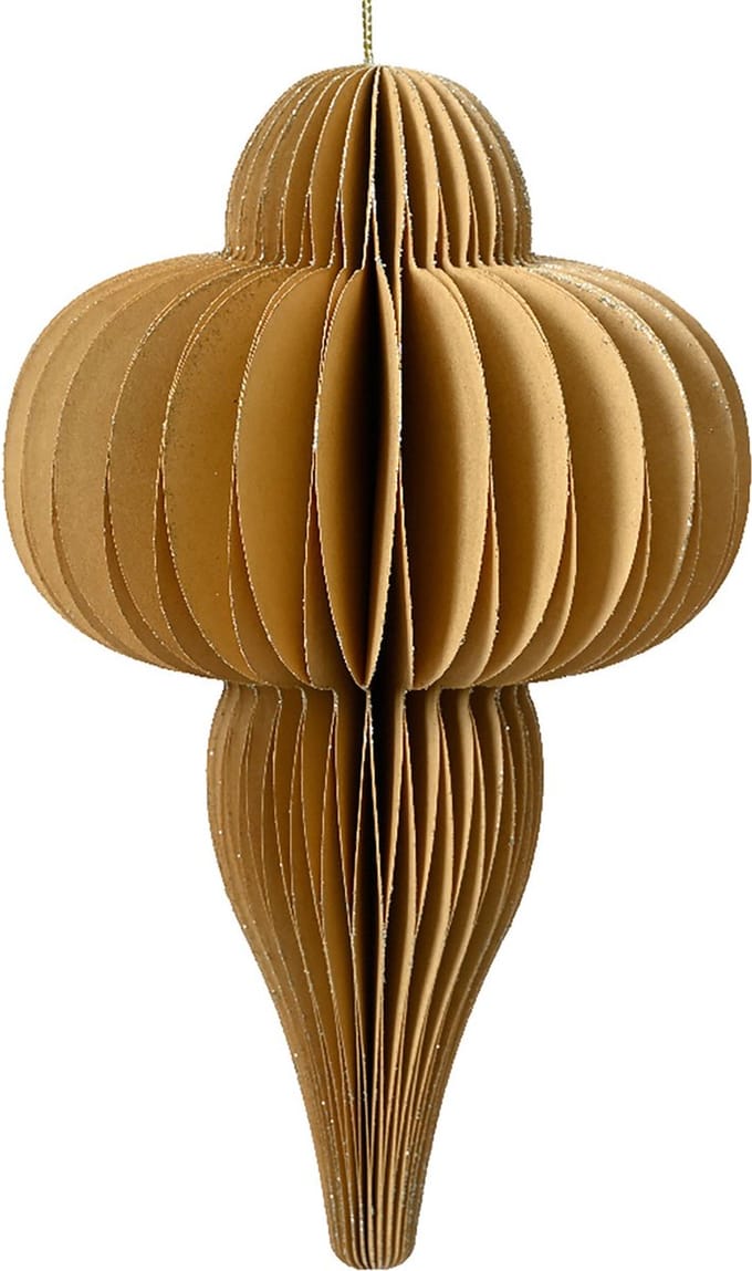 Ornament papier zand groot