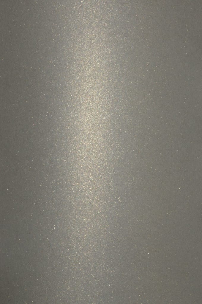 Netuno - grijs metallic papier - A4 - 21 x 29,7 cm - 20 vellen - 280 gram - Aster Metallic Grey Gold