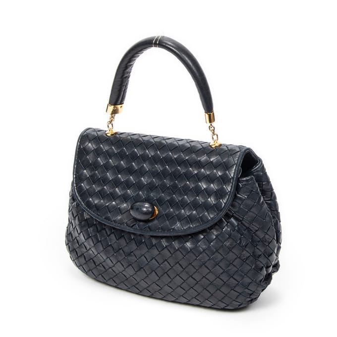 Vintage Top Handle Tote  Handtas