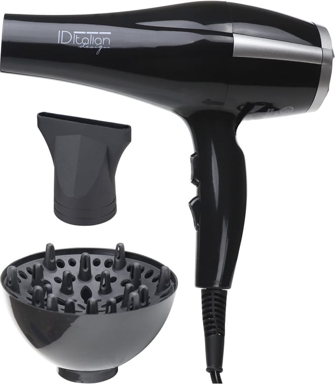 ITALIAN DESIGN ELECTRICAL ITEMS CYCLONE PLUS 2400 W PROFESSIONELE HAARDROGER