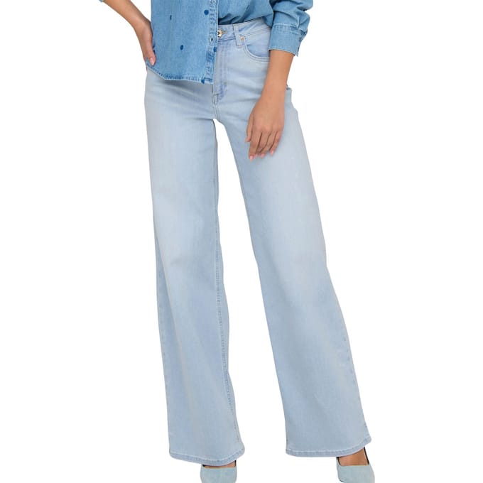 ONLY - ONLMADISON BLUSH HW WIDE DNM CRO495 Dames Jeans