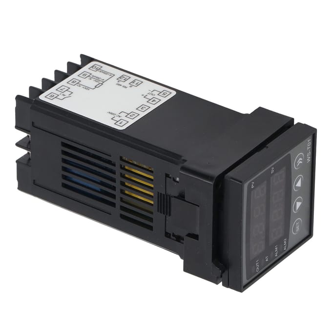 Intelligente PID Temperatuurregelaar Digitale Display ABS Slimme Thermostaat voor Printen Chemisch gray