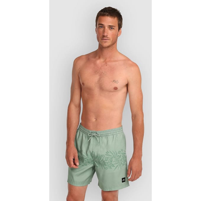 O'Neill Uni Flower 16" Boardshorts groen