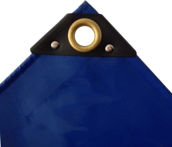 Blauw PVC Afdekzeil 4 x 7 Meter, 650g/m²
