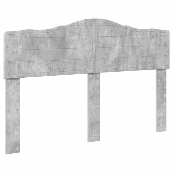 vidaXL Hoofdbord Beton Grijs Bewerkt hout