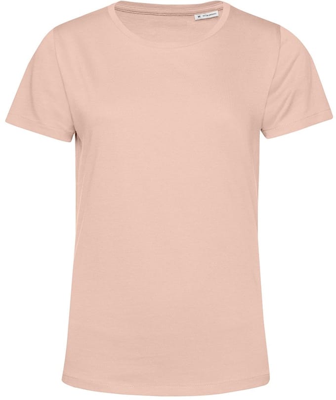 B&C Dames/dames E150 Organic T-Shirt met korte mouwen (Schemerige roos)