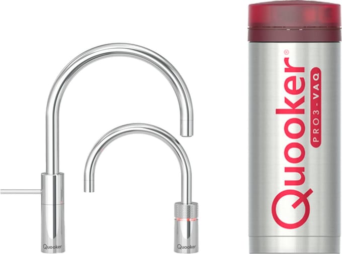 Quooker® PRO3 Nordic Round Twintaps Chroom