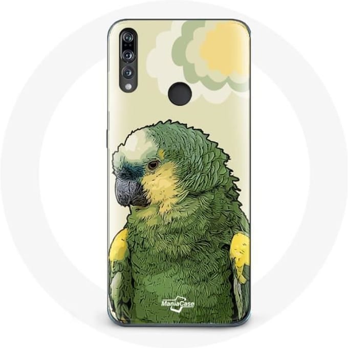 Coque - Amazone - P30 Lite - Souple - Vert - Perroquets vert