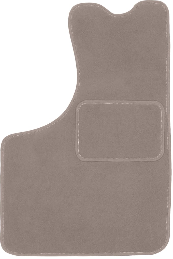 Beige bestuurdersmat voor: Skoda 1000MB sedan (1966-1969)