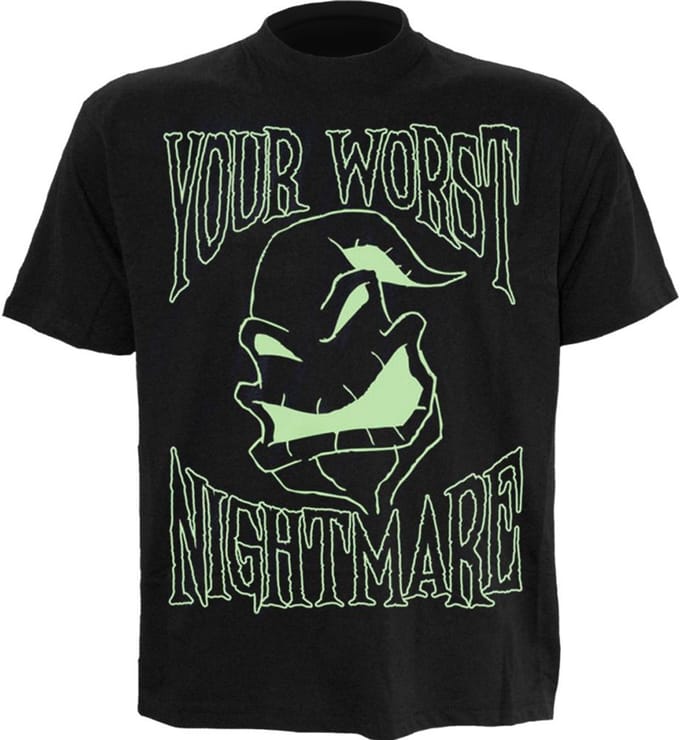 Spiral The Nightmare Before Christmas - Nightmare Before Christmas Heren Tshirt - M - Zwart