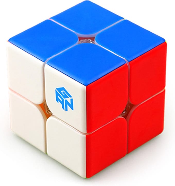 GAN - 249 V2 - 2x2 - Speed cube - Snelheid Kubus - Mini Kubus - Stickerless