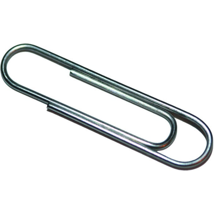 Kangaro paperclips - 50mm - rond - 100 stuks - verzinkt