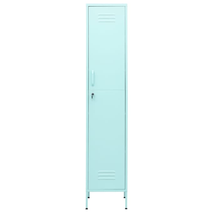 vidaXL - Lockerkast - 35x46x180 - cm - staal - mint