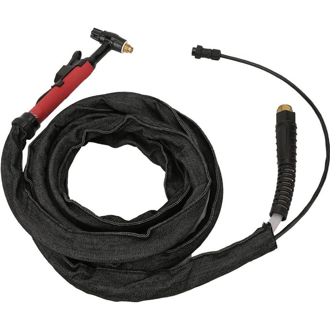 Torche de soudage TIG Refroidie par air Soudeuse M16 pour QQ150 3,7 m 12 pieds Gobelet de protection Électrode M16 Ensemble
