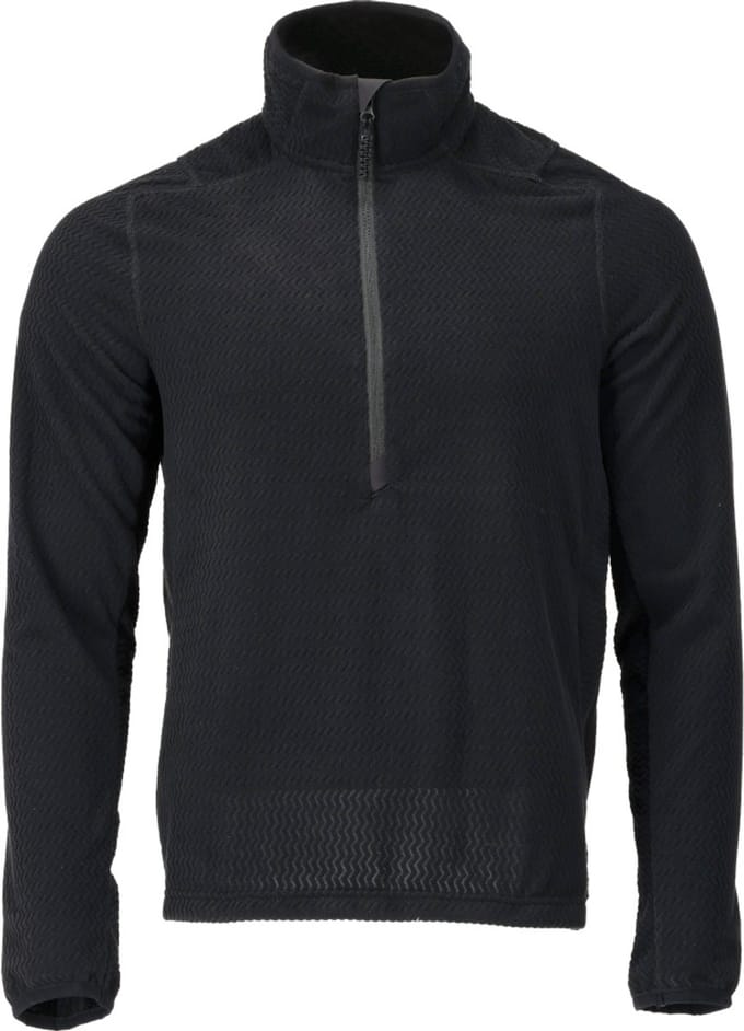 Mascot Customized Microfleece trui met korte rits 22703-639 - Zwart - L