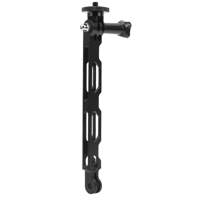Actiecamera Uitbreidingsbeugel Aluminiumlegering Verlengarm voor GoPro Sportcamera black