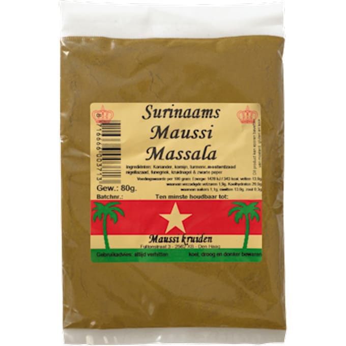 masala-kerrie voor roti kip