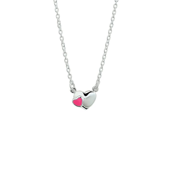 Zilveren Collier hart 1 1019899