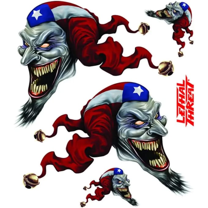 Motorfiets stickers Lethal Threat Pr Jester Set Lt Rt