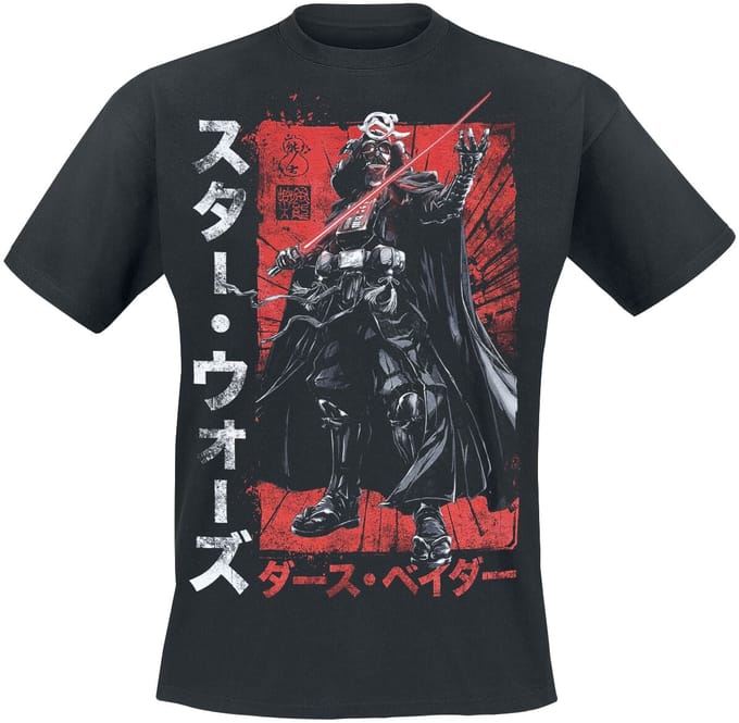 Star Wars - Disney T-shirt - Darth Vader Samurai - S tot 3XL - zwart