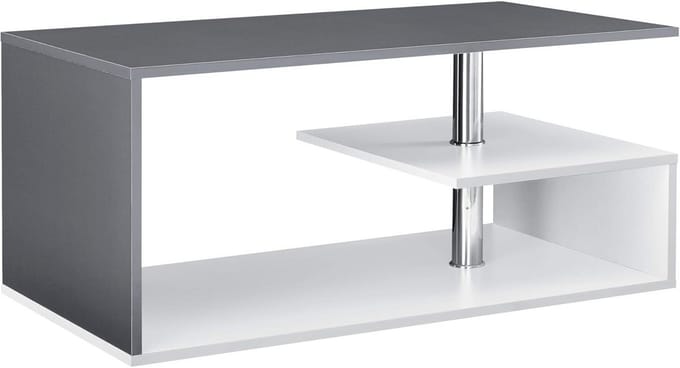 Rechthoekige Salontafel met Opbergruimte - Modern Woondecor