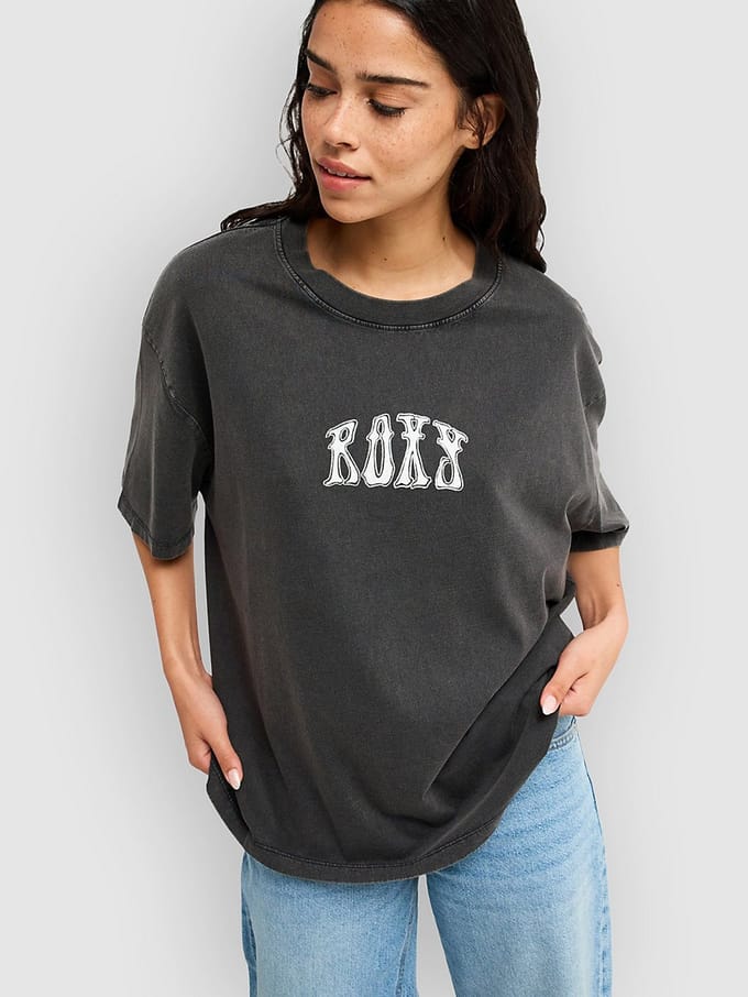 Roxy Talloversize Washed T-Shirt grijs