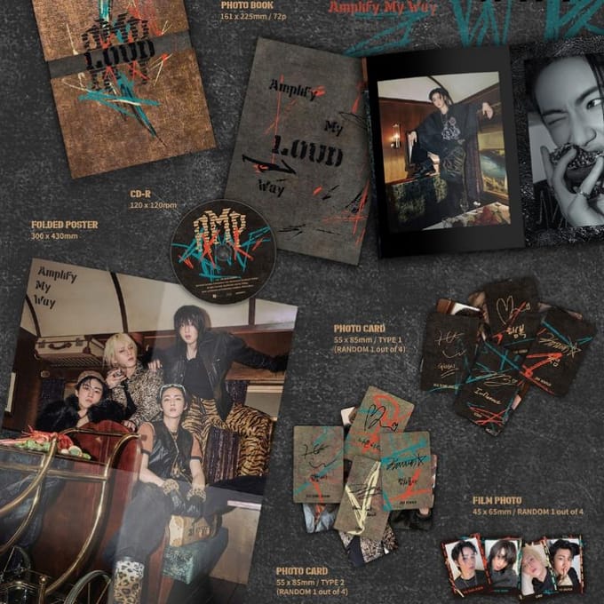 Axmxp   Amplify My Way   Mini Album 1er  Version Loud. brown