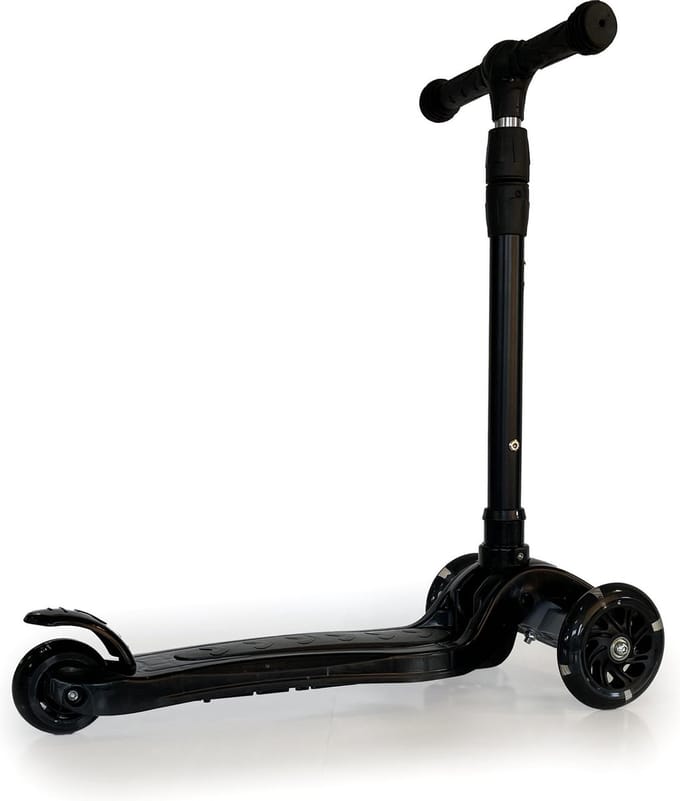SWASS Kids Scooter Step 2 - LED Wielen - Zwart