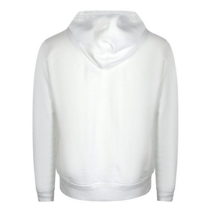 Diesel Heren Faded Logo Hoodie (Wit)