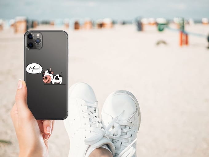 Apple iPhone 11 Pro Max Telefoonhoesje met Naam Cheeky Cow