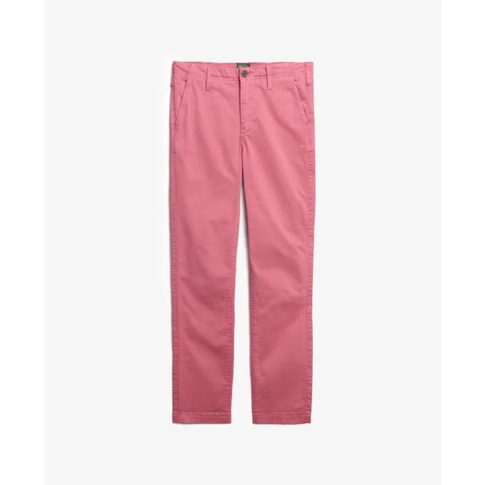 Vrouwelijke chino broek met middellange taille Superdry