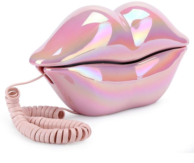 Allecto - Liptelefoon - Vaste Telefoon - Design - Roze - Telefoon