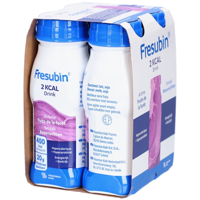 Fresubin 2 Kcal Drink Bosvruchten 4x200 Drinkbare oplossing