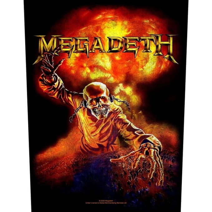 Megadeth Nuclear Unisex Embleem - meerkleurig - Standard