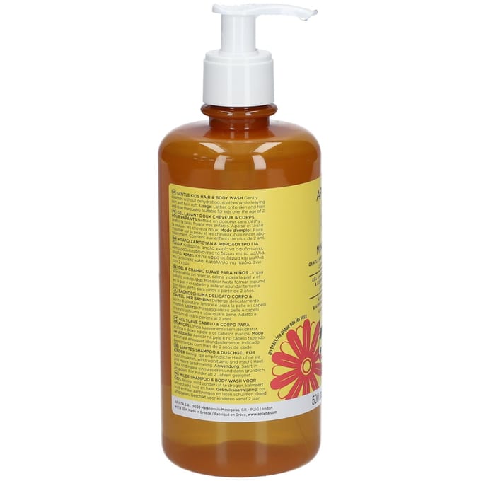 Apivita Mini Bees Douchegel-Shampoo voor Baby's en Kinderen