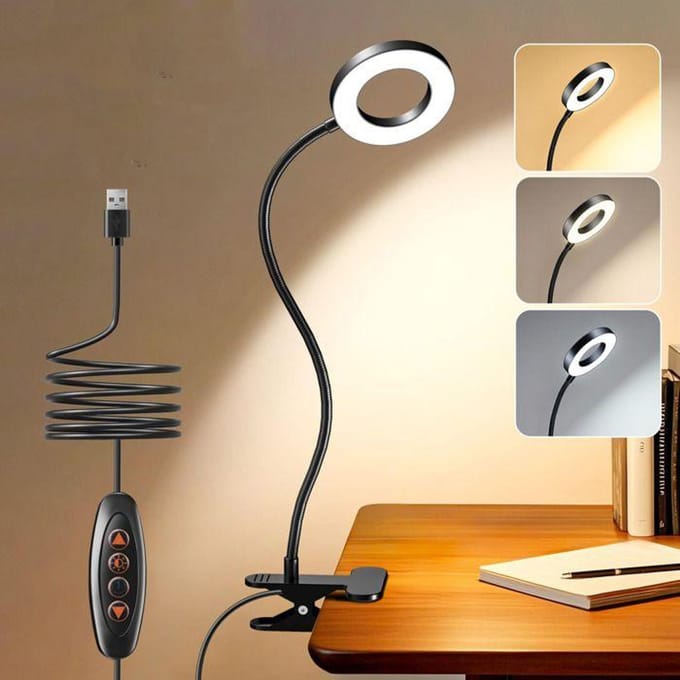 Bureaulamp - SERBASIC - 70cm - LED - 3 Temperaturen - 10 Helderheidsniveaus