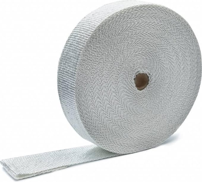 Wit 5cm x 30m x 1.5mm uitlaatband