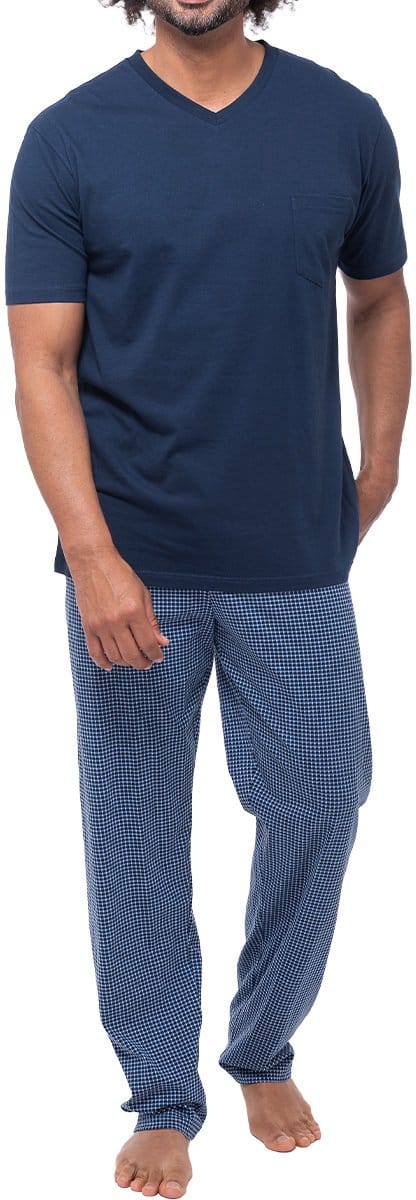 Ammann Heren pyjama Night & Home Cotton