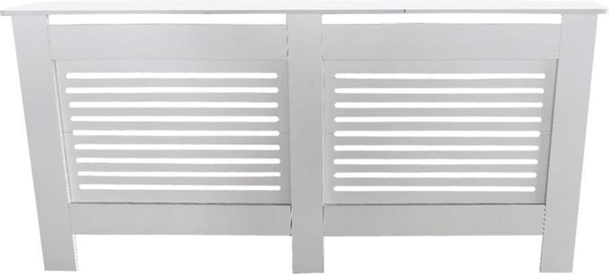 Radiatorombouw - verwarmingsombouw - radiatoromkasting - 152 cm x 82 cm - wit