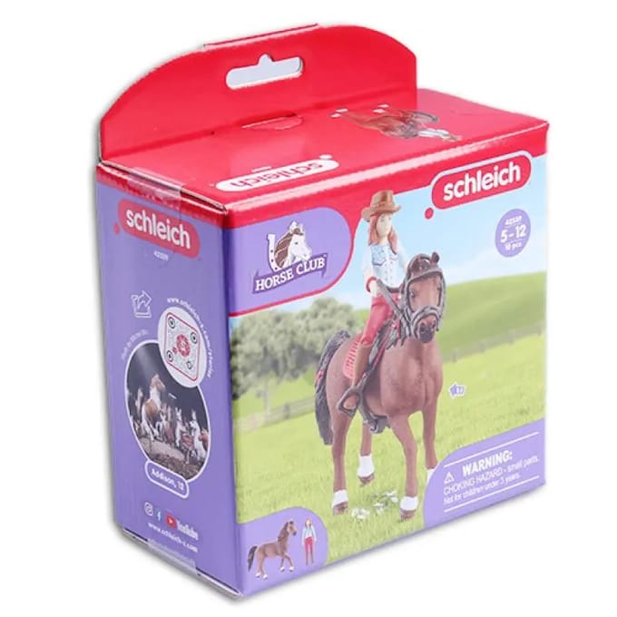 Beeldje Schleich HC Hannah & Cayenne (42539)