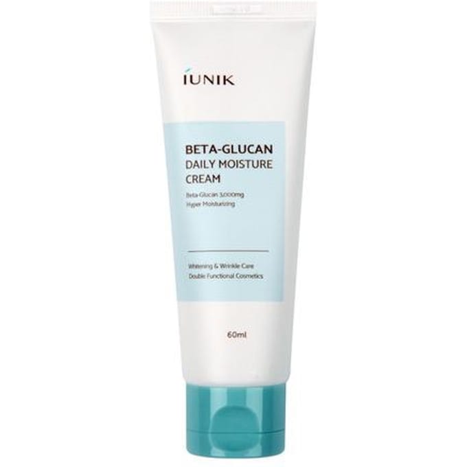 IUNIK Beta-Glucan Daily Moisture Cream, 60 ml - Crème hydratante visage